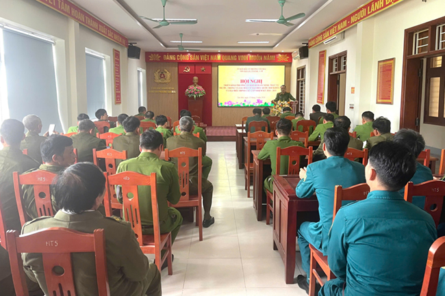 Triển khai phương án bảo đảm ANTT phục vụ bầu cử
