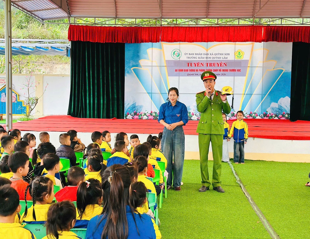 Tuyên truyền pháp luật tại Trường mầm non