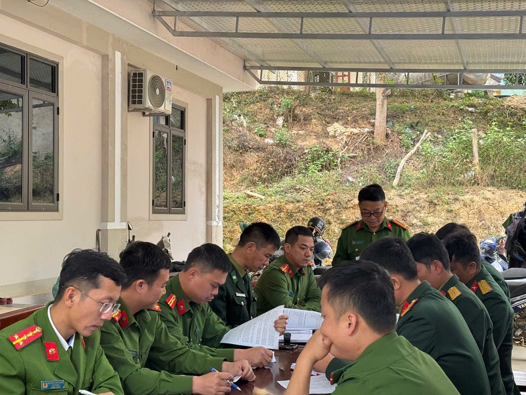 Công an xã Bắc Lý triển khai phương án bảo đảm an ninh, an toàn phục vụ bầu cử