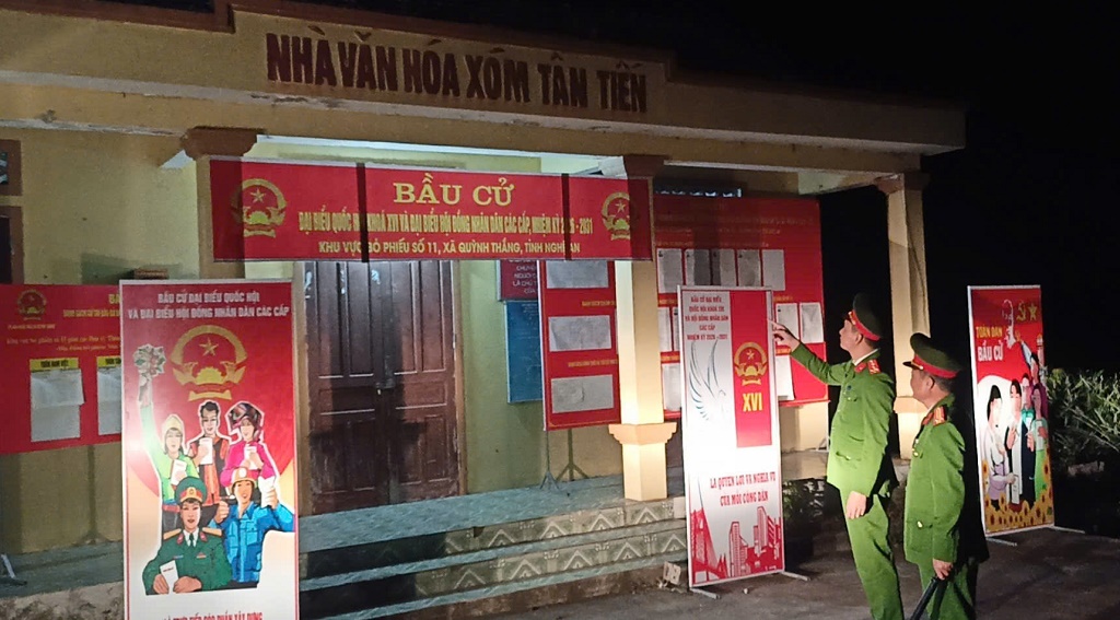 Kiểm tra công tác bảo đảm an ninh, y tế phục vụ bầu cử