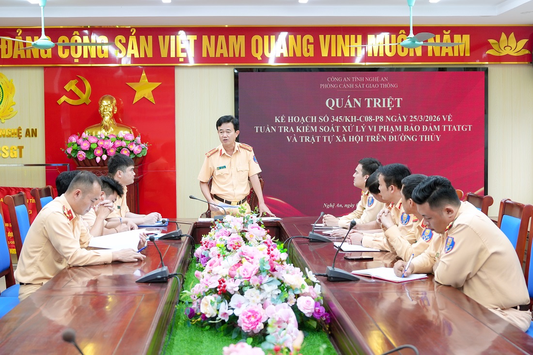 Phòng Cảnh sát giao thông: Quán triệt kế hoạch bảo đảm trật tự, an toàn giao thông và trật tự xã hội trên đường thủy