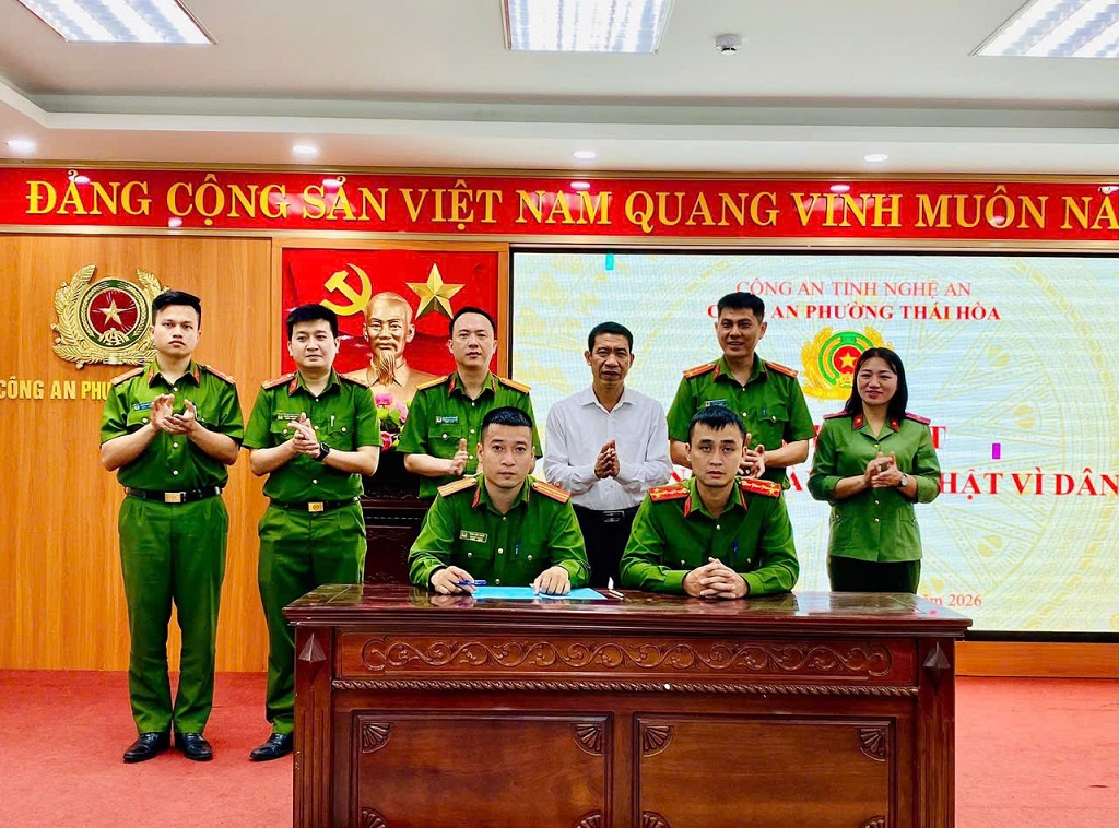 Công an phường Thái Hòa ra mắt mô hình 
