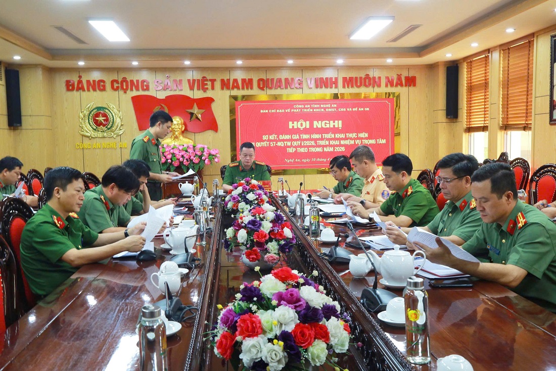 Sơ kết, đánh giá tình hình triển khai thực hiện Nghị quyết số 57-NQ/TW quý I/2026 và triển khai nhiệm vụ trọng tâm tiếp theo
