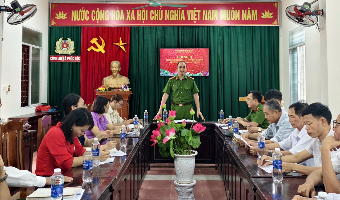 Công an xã Phúc Lộc triển khai mô hình 