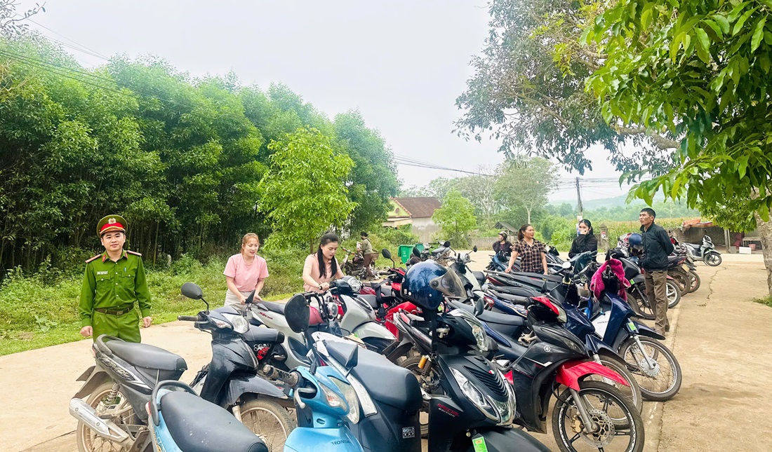 Công an xã Nghĩa Lâm tổ chức chương trình Rung chuông vàng