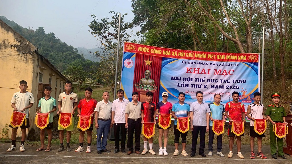Công an xã Bắc Lý tham dự Đại hội Thể dục thể thao lần thứ X năm 2026