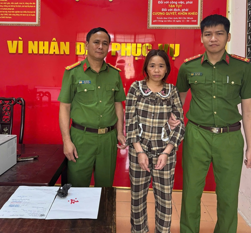 Công an xã Tương Dương bắt đối tượng mua bán trái phép chất ma túy