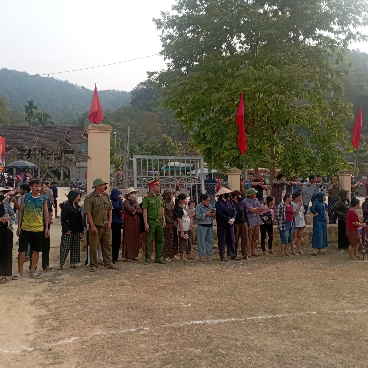 Công an xã Yên Hòa bảo đảm an ninh, an toàn Đại hội Thể dục thể thao