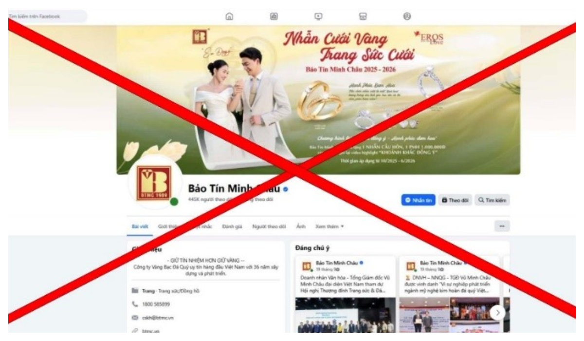 Cẩn thận khi mua vàng online trên các trang mạng xã hội tích xanh