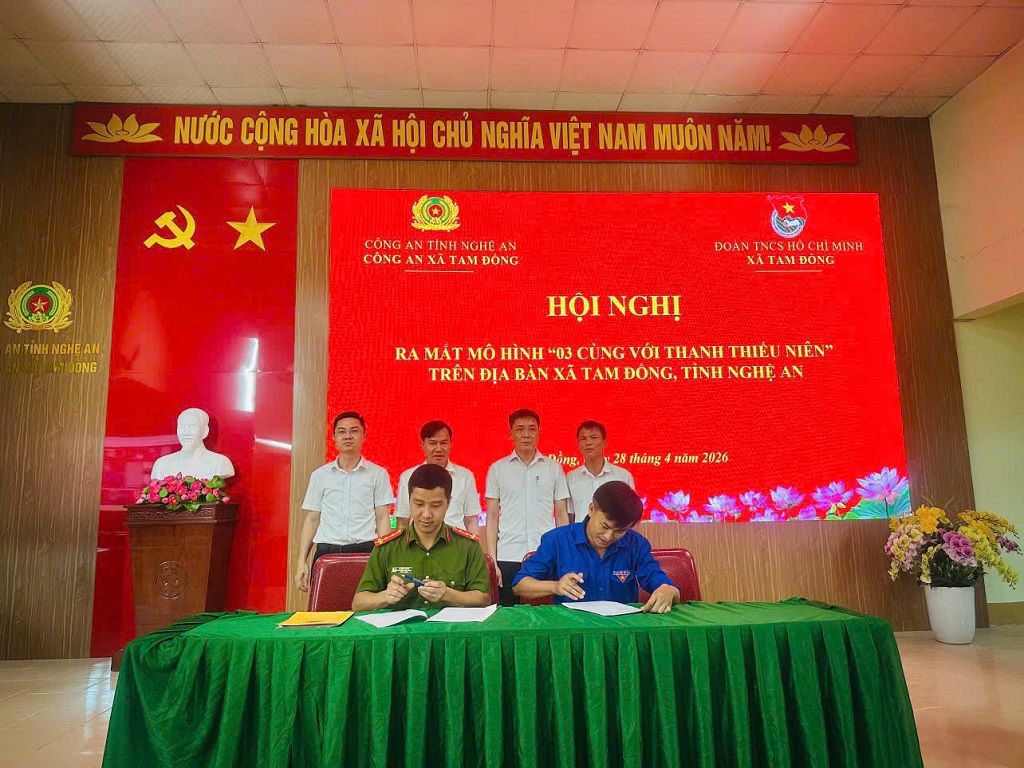Công an xã Tam Đồng ra mắt mô hình 