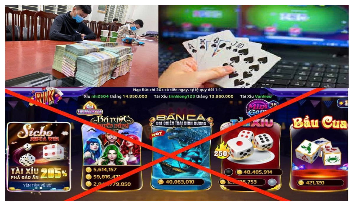 Cạm bẫy đánh bạc trên không gian mạng