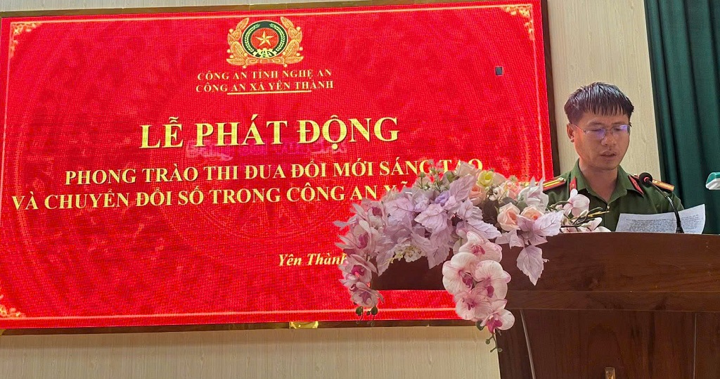 Phát động phong trào thi đua đổi mới sáng tạo và chuyển đổi số trong Công an nhân dân