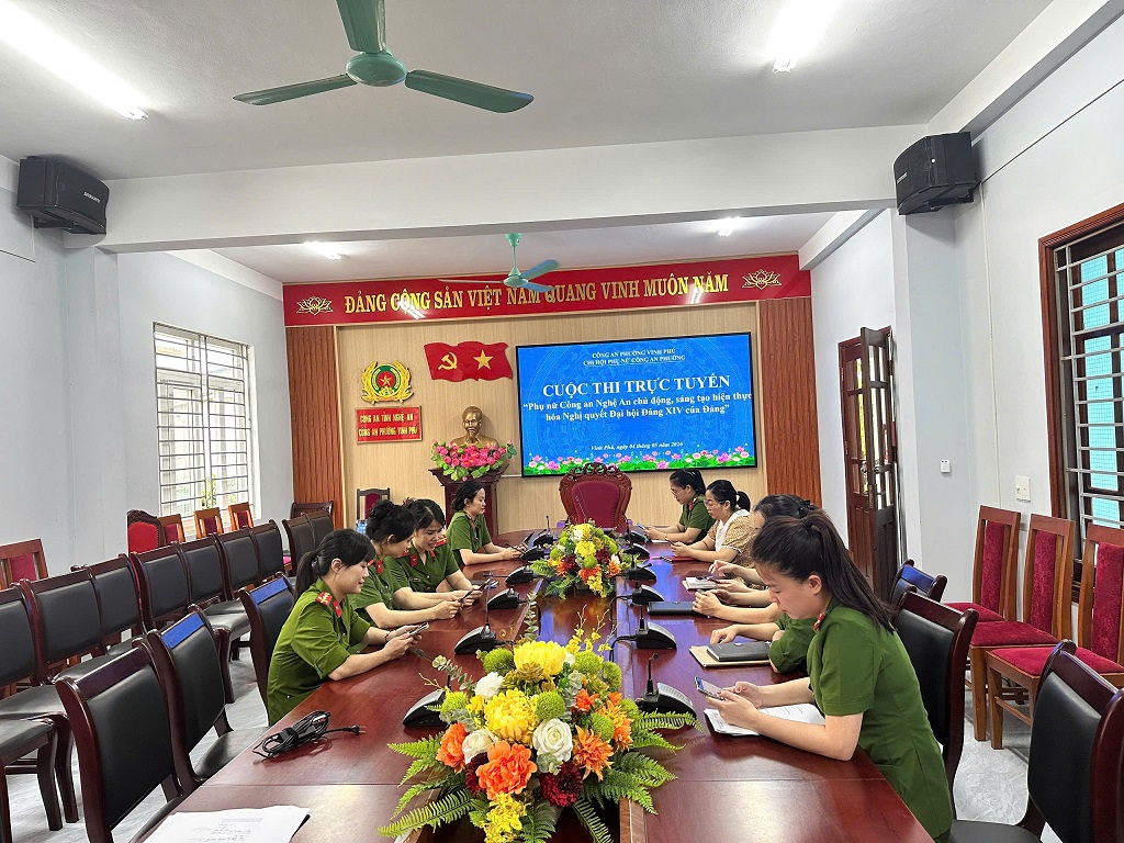 Hội viên thi tìm hiểu Nghị quyết Đại hội đại biểu toàn quốc lần thứ XIV của Đảng