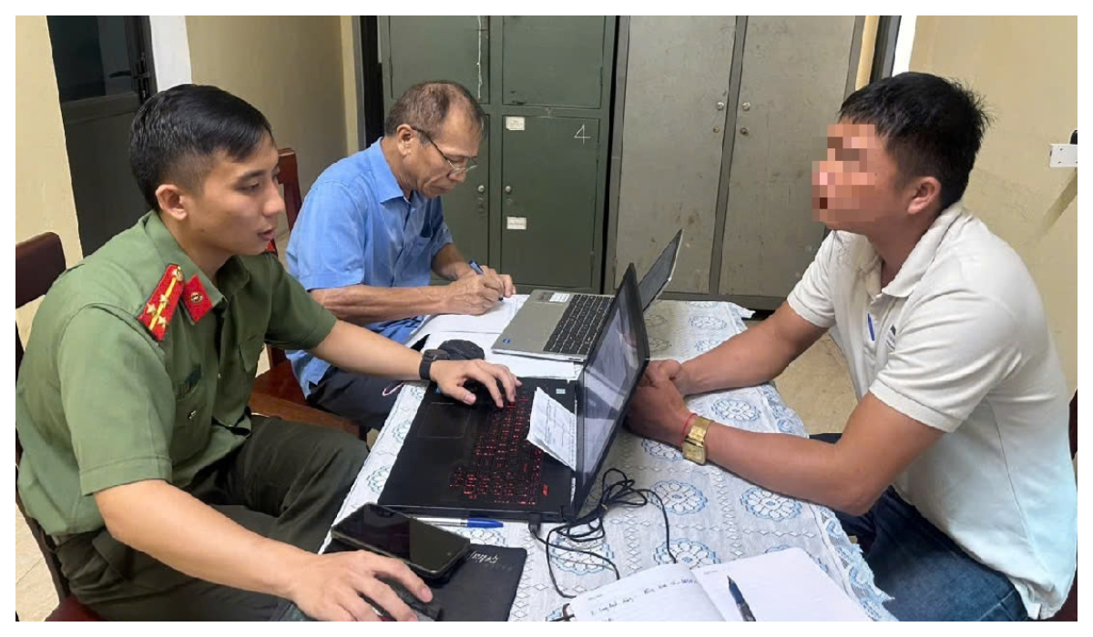 Công an xã Cam Phục nhanh chóng xác minh, làm rõ thông tin sai lệch trên mạng xã hội