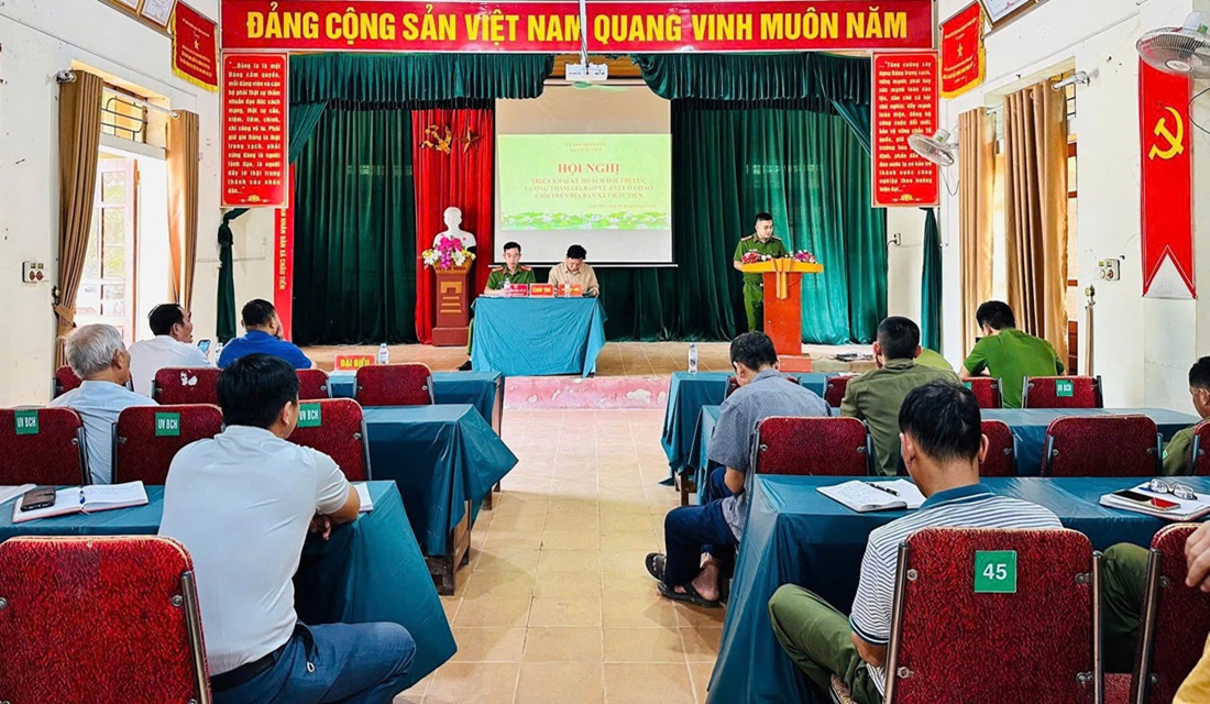 Xã Châu Tiến triển khai Hội thi lực lượng bảo vệ an ninh, trật tự cơ sở giỏi