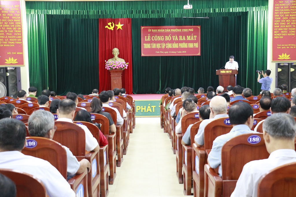 Toàn cảnh buổi lễ