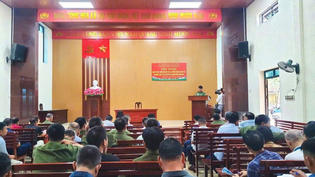 Đông Hiếu triển khai công tác chuẩn bị hội thi lực lượng tham gia bảo vệ ANTT ở cơ sở giỏi năm 2026