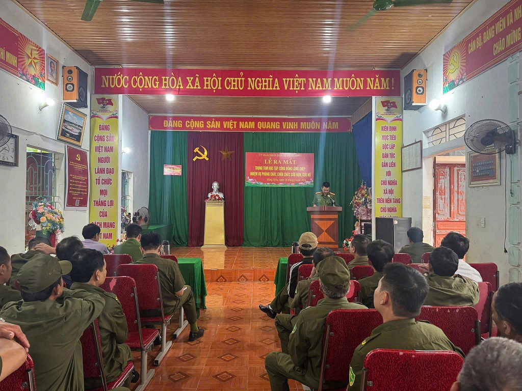Xã Đông Hiếu ra mắt Trung tâm học tập cộng đồng