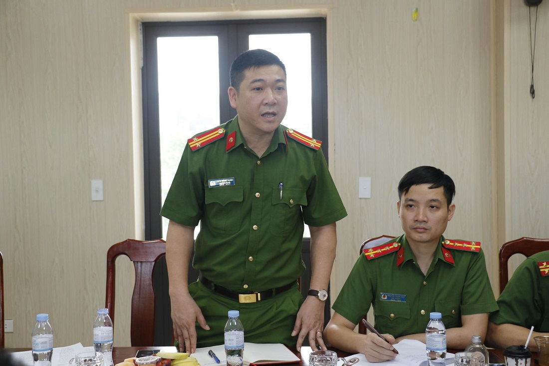 Đại diện Cơ sở cai nghiện ma túy số 1 phát biểu