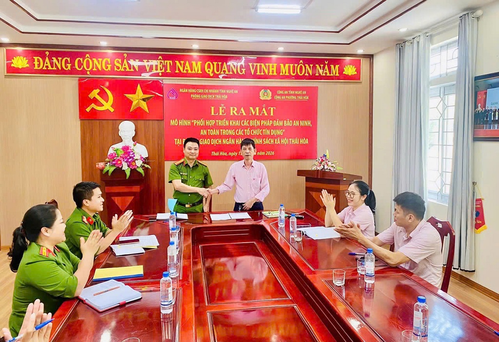 Công an phường Thái Hòa: Ra mắt mô hình 