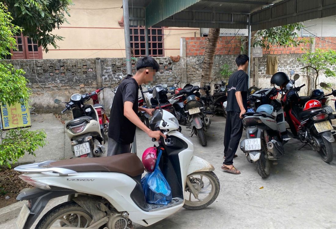 Công an phường Hoàng Mai giáo dục, răn đe, cảm hóa thanh, thiếu niên chưa ngoan