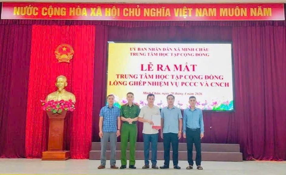Ra mắt Trung tâm học tập cộng đồng về phòng cháy, chữa cháy và cứu nạn, cứu hộ