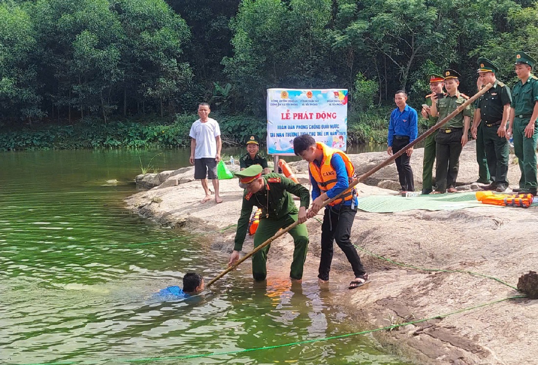 Phát động phòng chống đuối nước và tai nạn thương tích cho trẻ em
