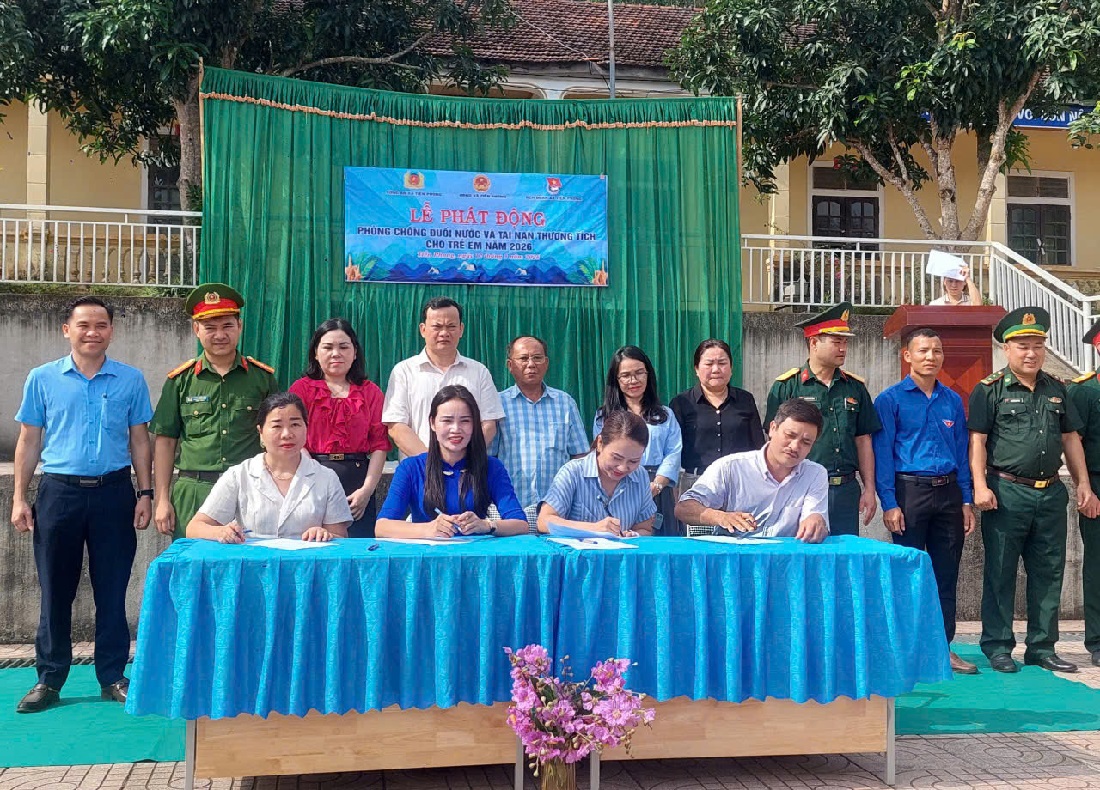 Các tổ chức, đơn vị ký cam kết