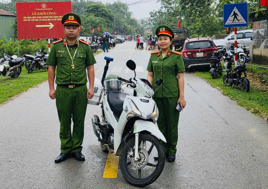 Công an xã Thông Thụ góp phần bảo đảm thành công Đại hội Thể dục - thể thao năm 2026
