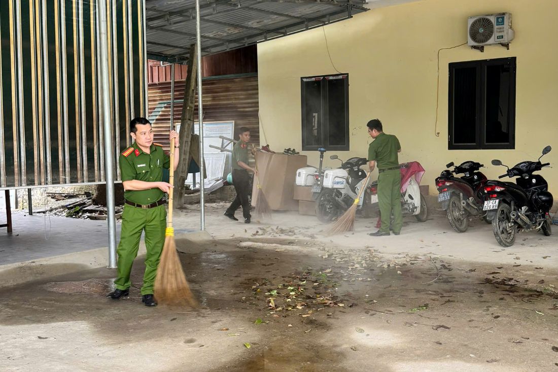 Công an xã Cam Phục: Hưởng ứng phong trào 