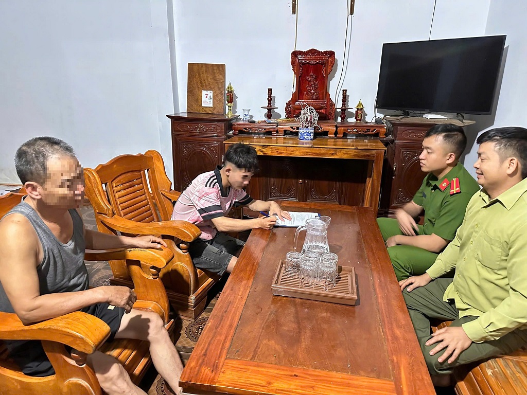 Công an xã Kim Bảng tăng cường quản lý thanh, thiếu niên