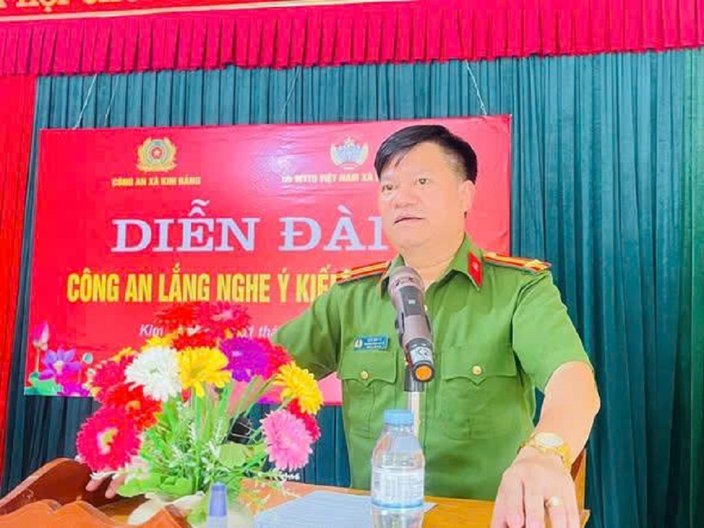 Công an xã Kim Bảng tổ chức Diễn đàn 