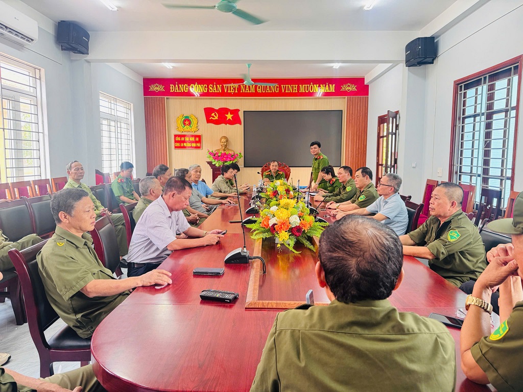 Công an phường Vinh Phú chuẩn bị tổ chức Hội thi lực lượng bảo vệ an ninh, trật tự cơ sở giỏi năm 2026