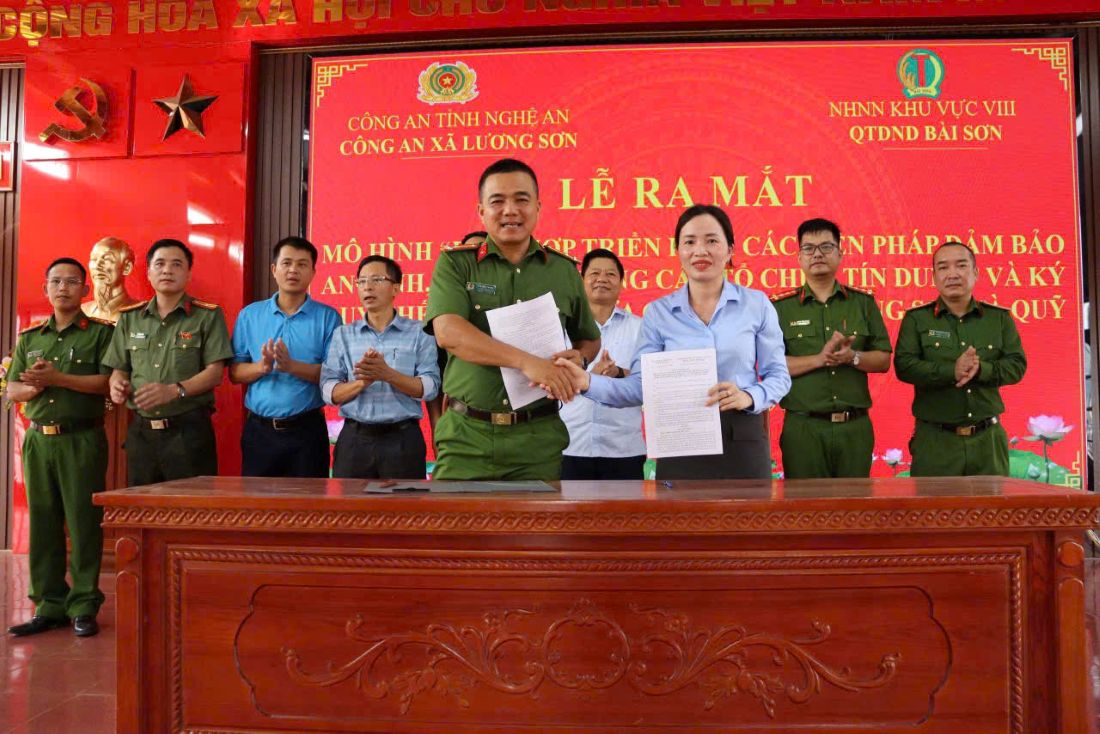 Ra mắt mô hình phối hợp đảm bảo an ninh, an toàn trong tổ chức tín dụng