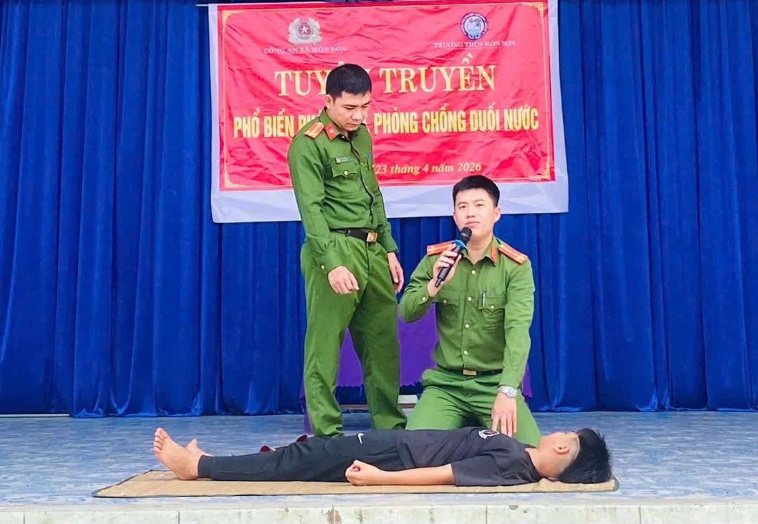 Tuyên truyền phòng, chống đuối nước cho học sinh