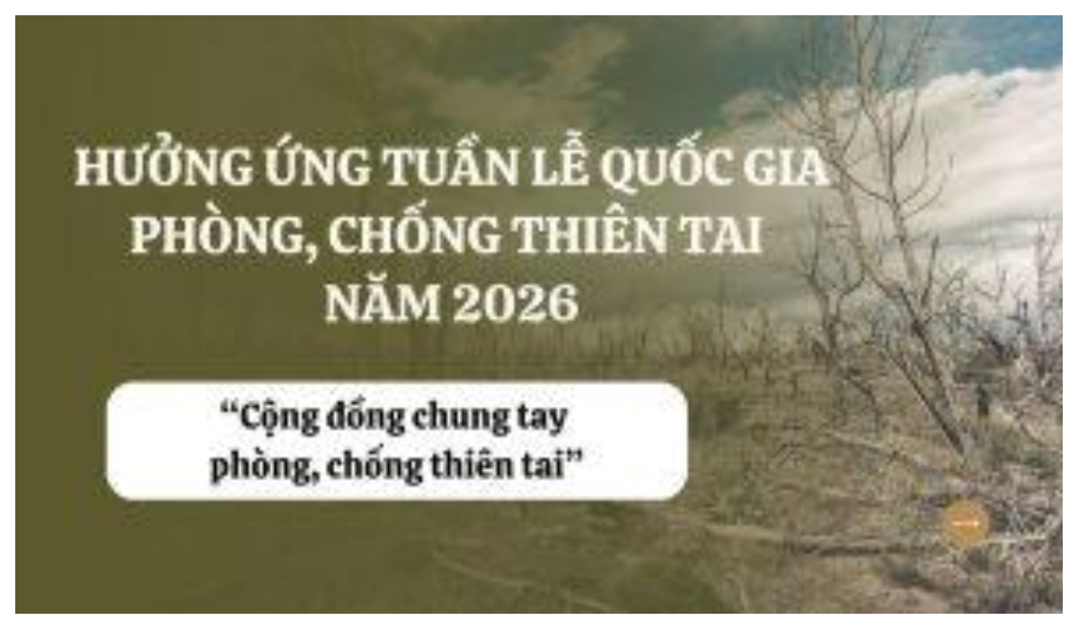 Ban hành kế hoạch tổ chức các hoạt động hưởng ứng Tuần lễ Quốc gia phòng, chống thiên tai năm 2026 trong lực lượng Công an Nghệ An