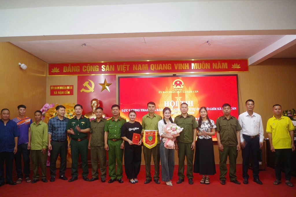 UBND xã Nậm Cắn tổ chức Hội thi Lực lượng bảo vệ an ninh, trật tự ở cơ sở giỏi lần thứ nhất năm 2026