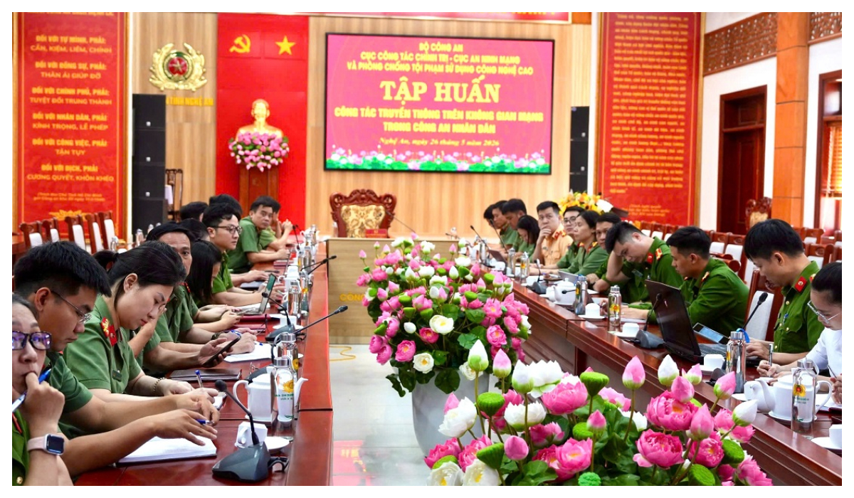 Nâng cao năng lực truyền thông số cho cán bộ, chiến sĩ Công an trong kỷ nguyên số
