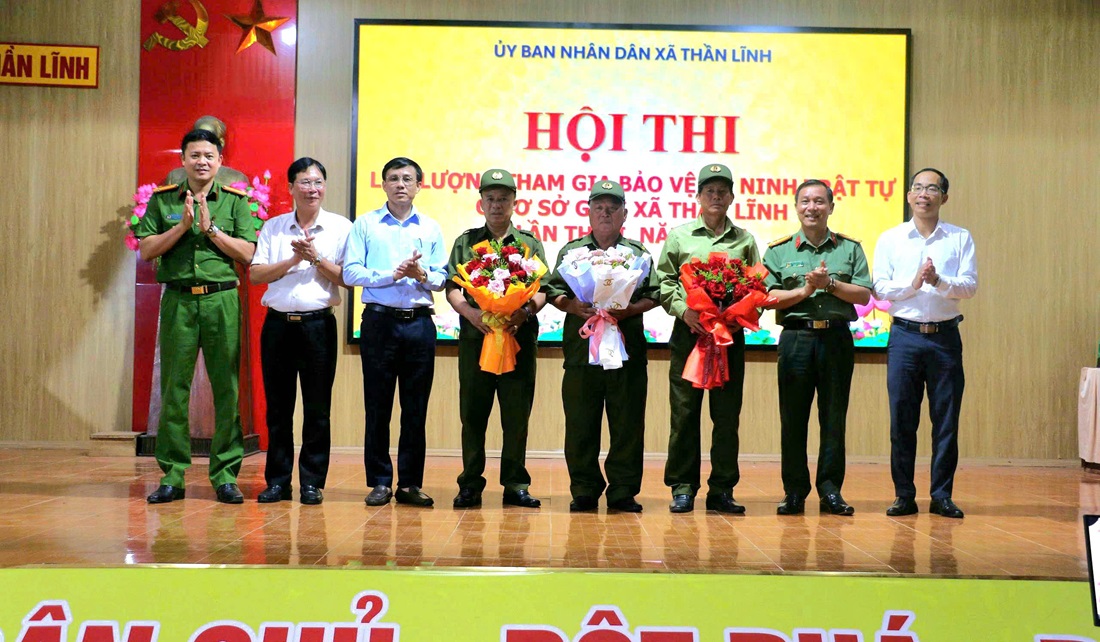 Xã Thần Lĩnh tổ chức Hội thi lực lượng tham gia bảo vệ ANTT ở cơ sở giỏi lần thứ I năm 2026