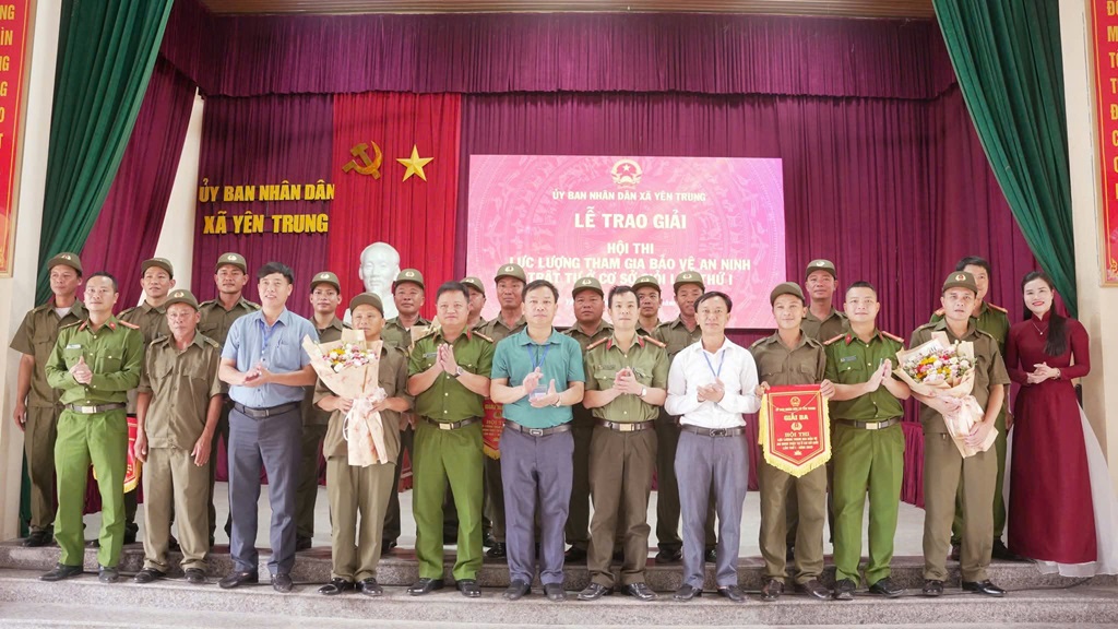 Xã Yên Trung tổ chức Hội thi lực lượng tham gia bảo vệ an ninh, trật tự ở cơ sở giỏi lần thứ I năm 2026