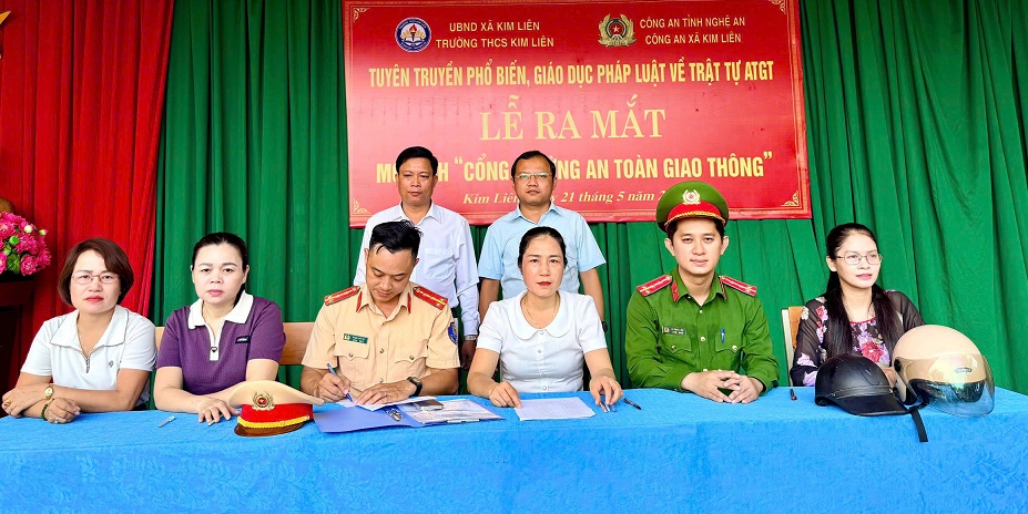 Công an xã Kim Liên: Ra mắt mô hình 