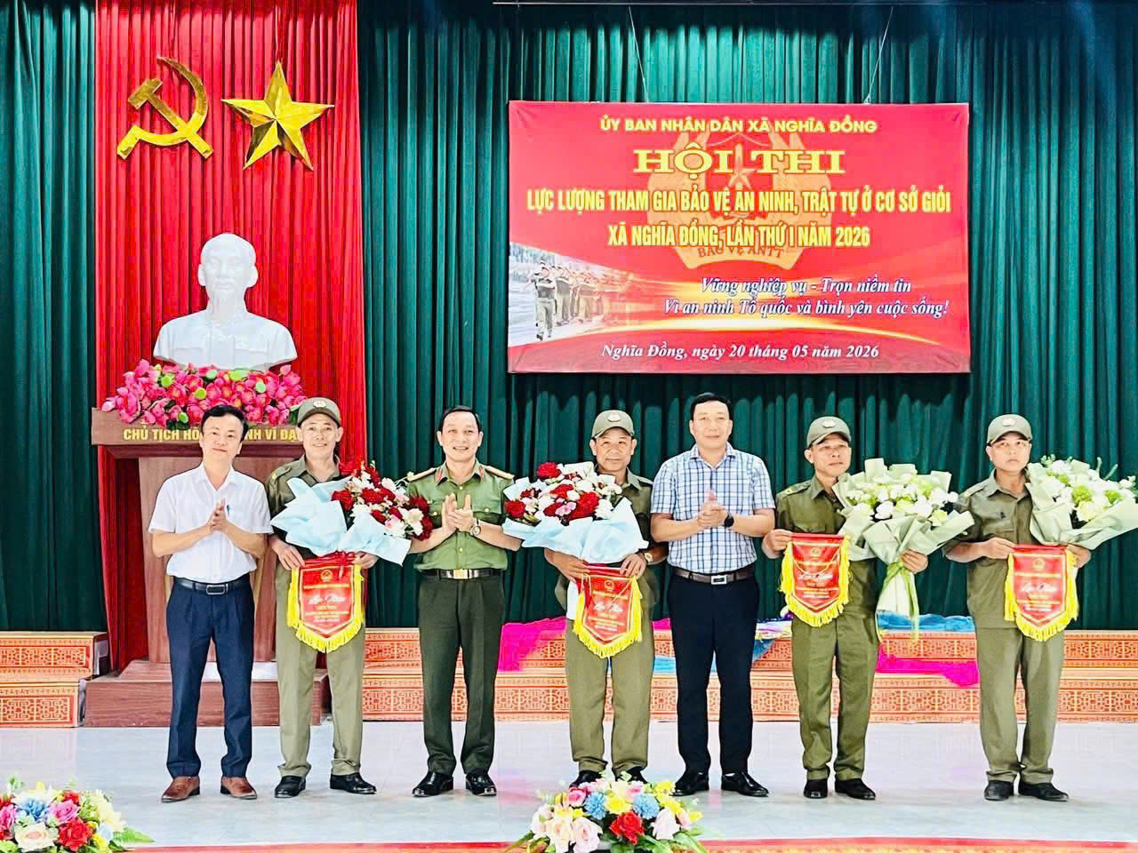 Nghĩa Đồng: Tổ chức Hội thi lực lượng tham gia bảo vệ an ninh, trật tự ở cơ sở giỏi lần thứ I năm 2026