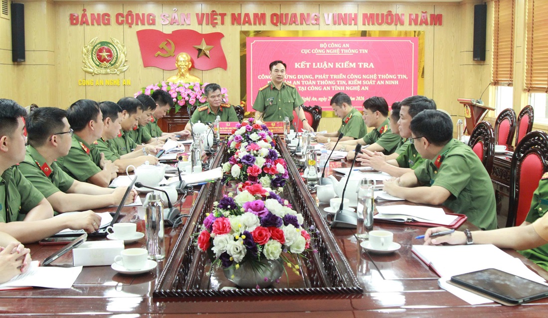 Kết luận kiểm tra ứng dụng, phát triển công nghệ thông tin, bảo đảm an toàn thông tin, kiểm soát an ninh