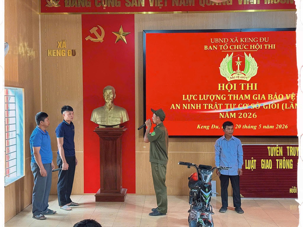 Xã Keng Đu tổ chức Hội thi 