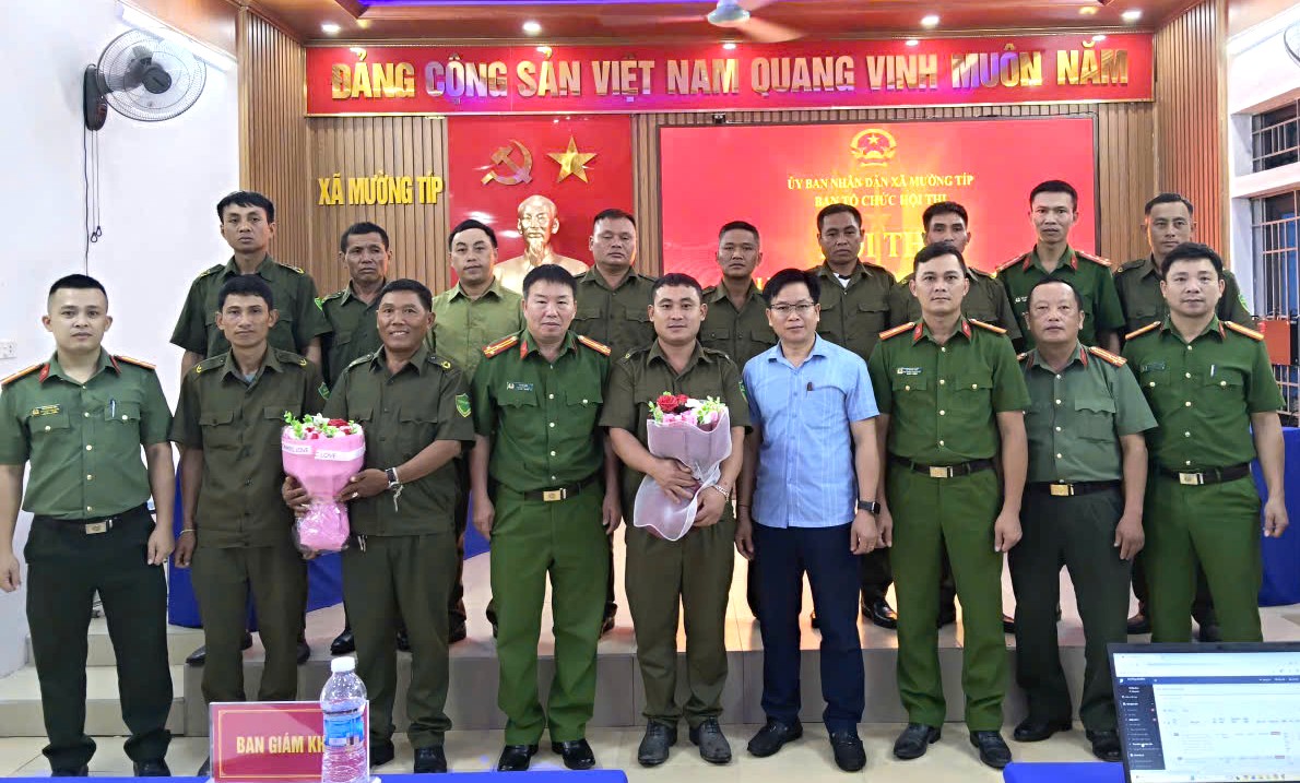 Công an xã Mường Típ tổ chức thành công hội thi Lực lượng tham gia bảo vệ ANTT ở cơ sở giỏi lần thứ I, năm 2026