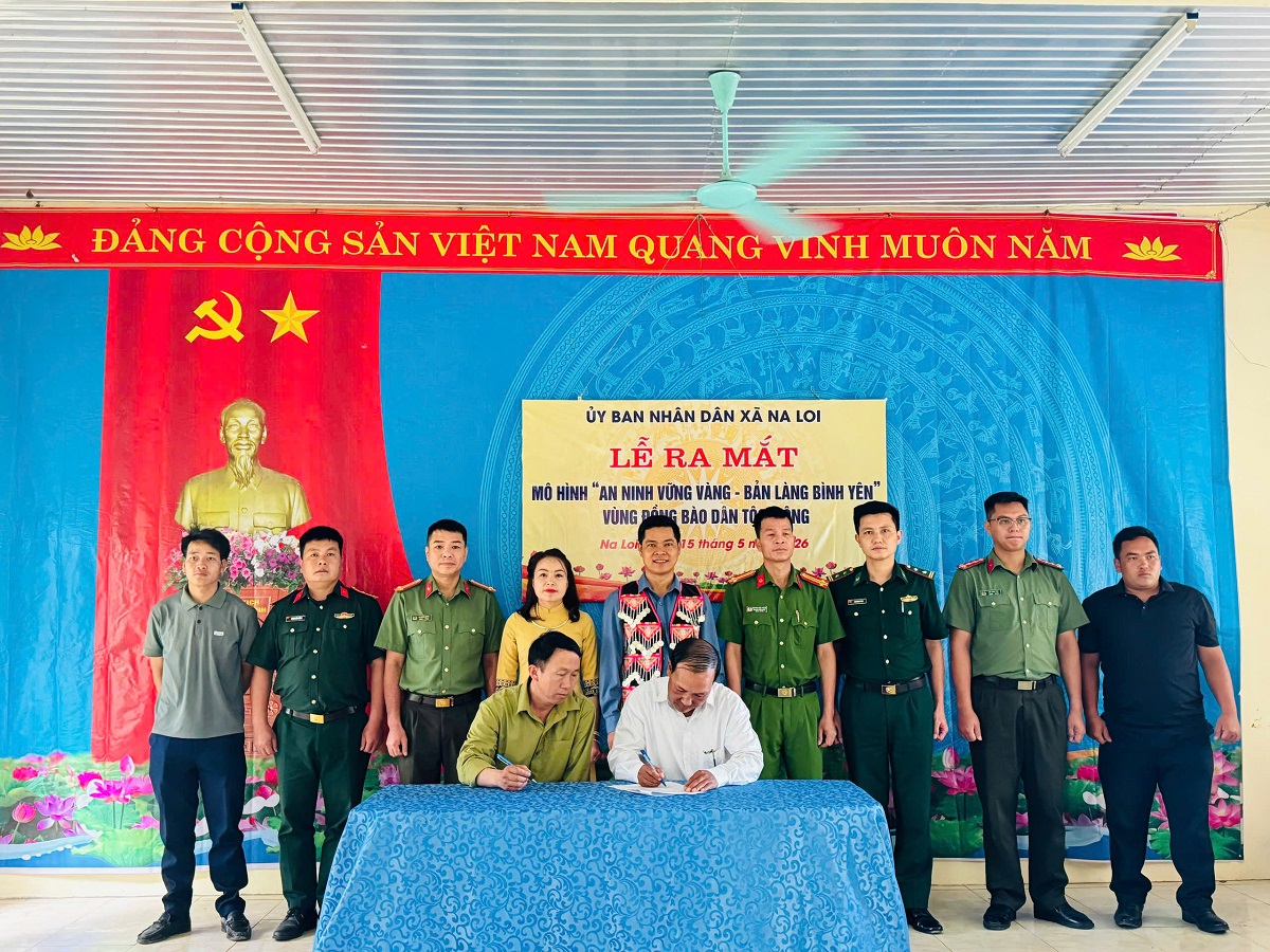 Xã Na Loi ra mắt mô hình 