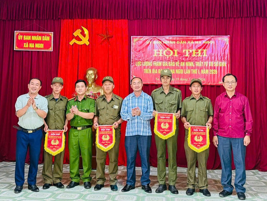 Hội thi “Lực lượng tham gia bảo vệ ANTT ở cơ sở giỏi” xã Na Ngoi lần thứ I năm 2026