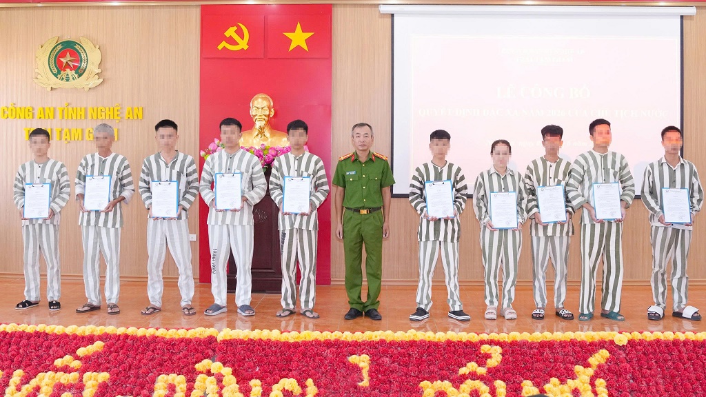 Công bố Quyết định đặc xá năm 2026 của Chủ tịch nước
