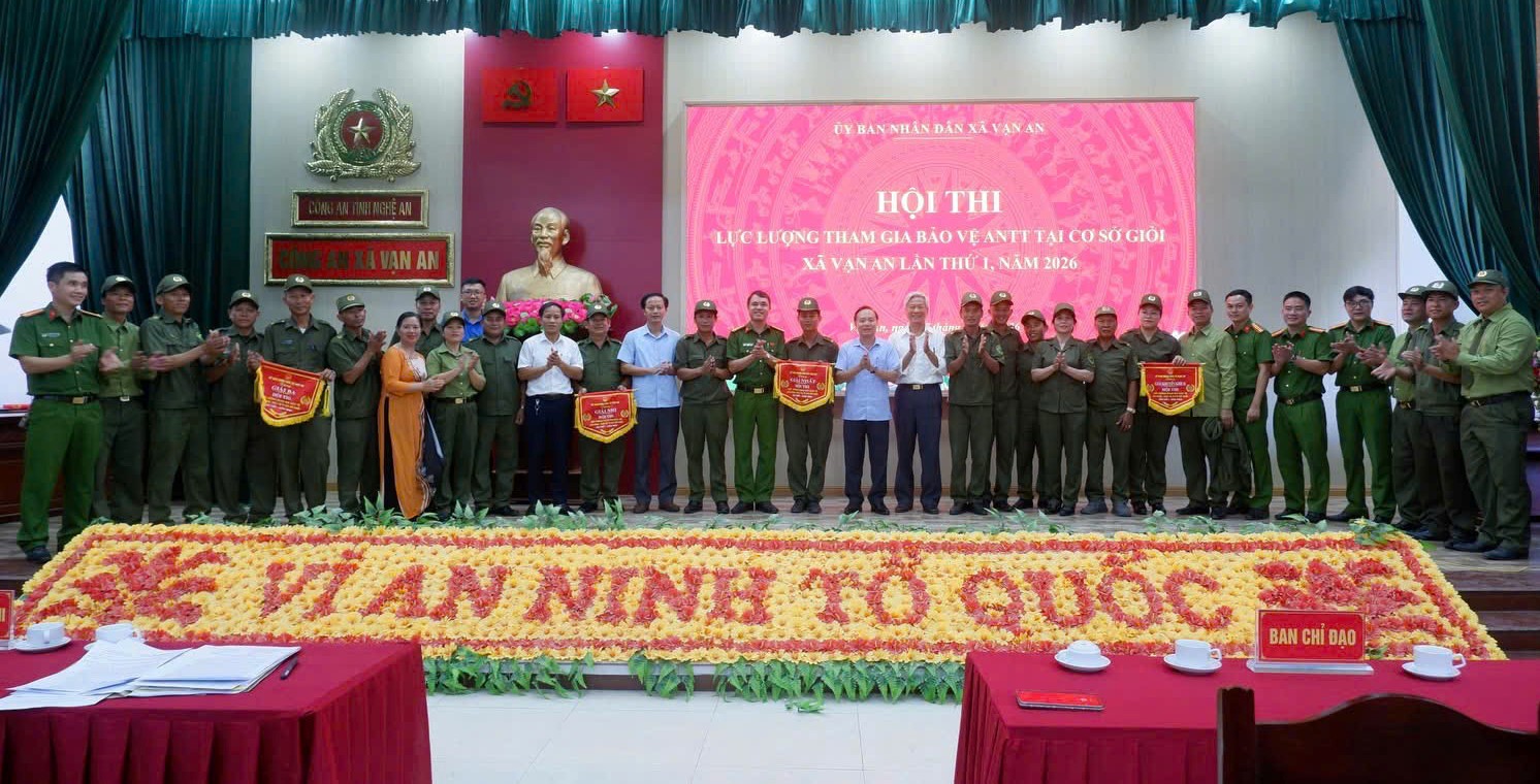 Công an xã Vạn An tham mưu tổ chức thành công Hội thi lực lượng tham gia bảo vệ ANTT ở cơ sở giỏi lần thứ I