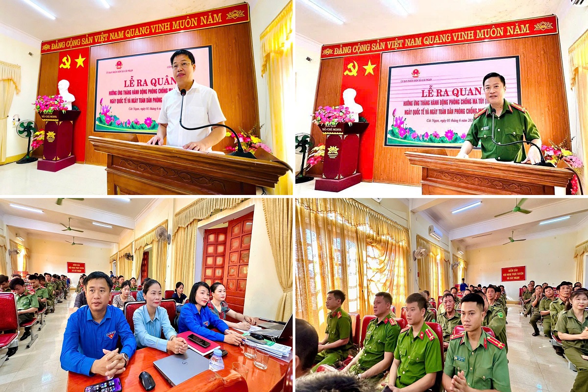 Lễ ra quân với sự tham gia của nhiều lực lượng